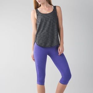 Lululemon In The Flow Crop II - Purple Iris - 6